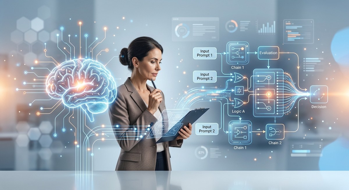 Can Prompt Chains Replace Human Decision-Making?